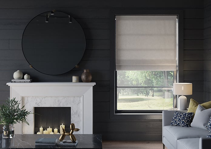 Oleander, Glacier - Twist&Fit Roman Blind - Image 3